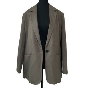 Primark Cares Olive Relaxed Fit Blazer Size 12 - Great Condition